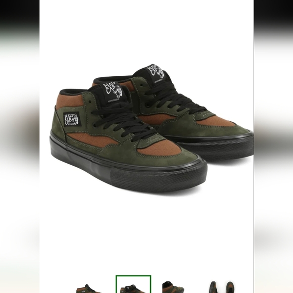 Vans Skate shoe Half Cab - Beef/Broccoli Size 4.5 - Picture 6 of 15